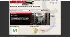 Desktop Screenshot of culture.besancon.fr
